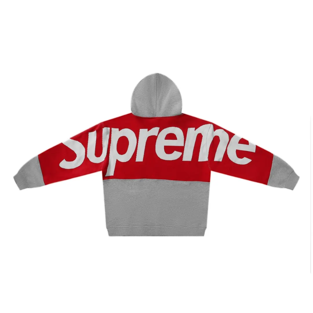 Supreme Big Logo Paneled Knit Hoodie D10515499