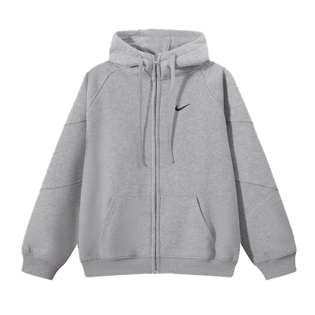 Logo-Embroidered Zip-Up Hoodie D9515486 — view 3