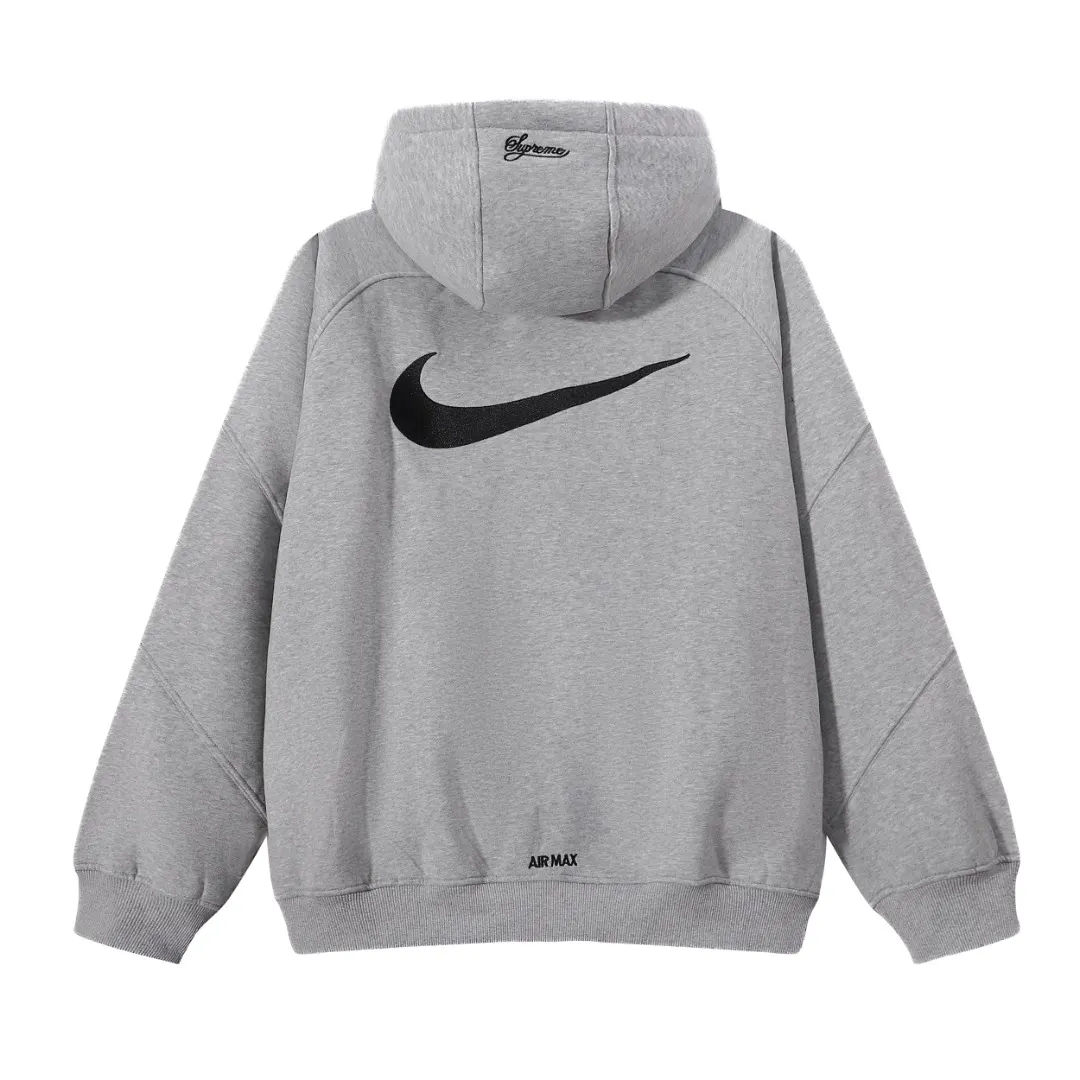 Logo-Embroidered Zip-Up Hoodie D9515486 — view 4