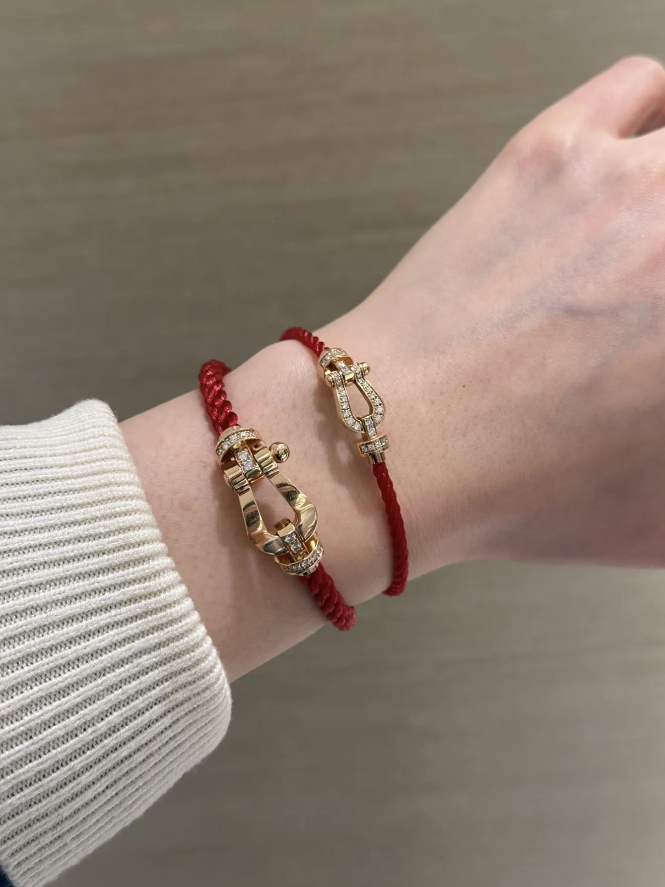 Force 10 Horseshoe Red Cord Bracelet D22017119 — view 11