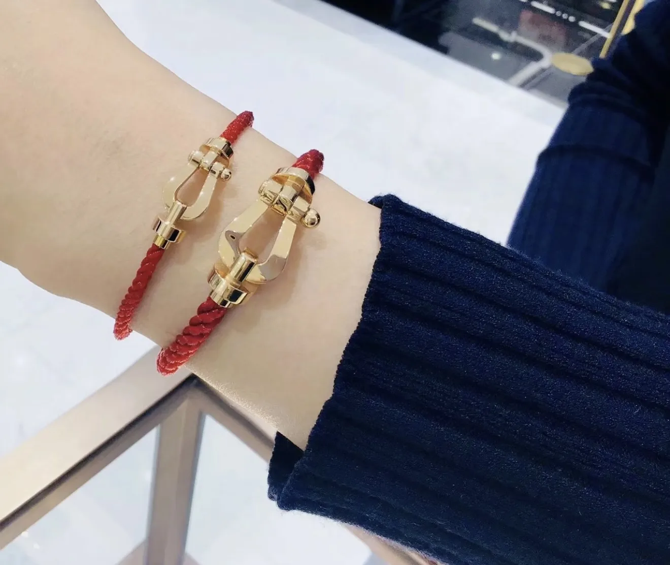 Force 10 Horseshoe Braided Rope Bracelet D22017120 — view 10