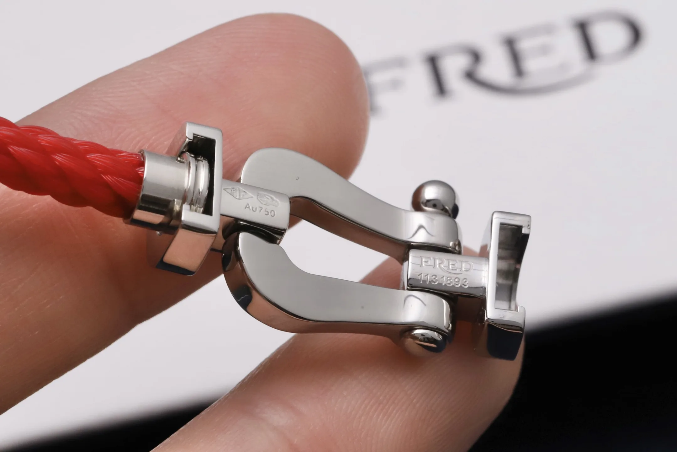 Force 10 Horseshoe Red Rope Bracelet D22017121 — view 6