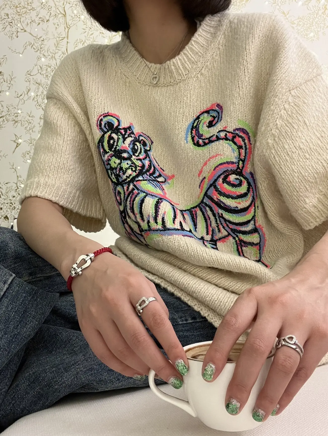 Force 10 Horseshoe Red Rope Bracelet D22017121 — view 8