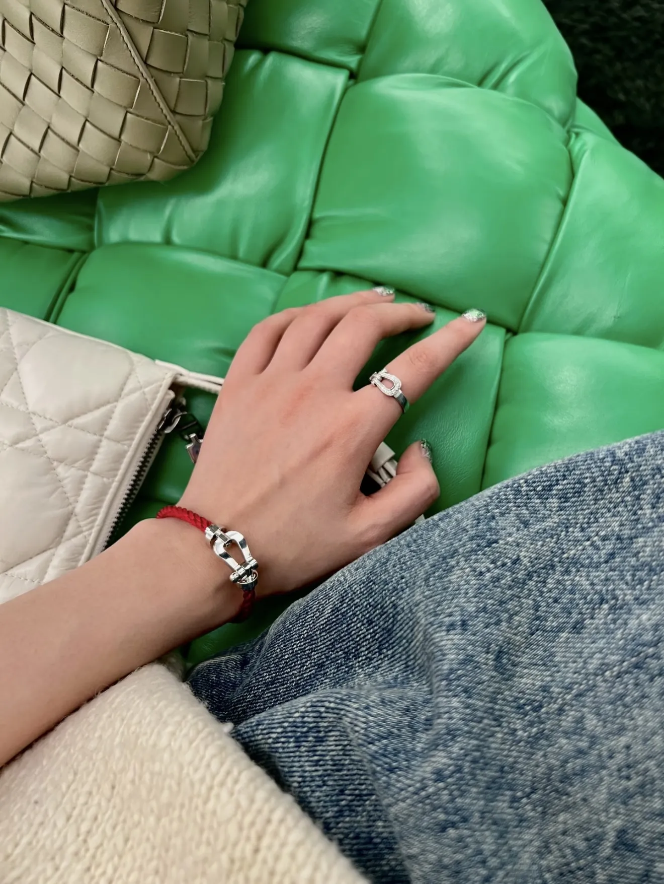 Force 10 Horseshoe Red Rope Bracelet D22017121 — view 9
