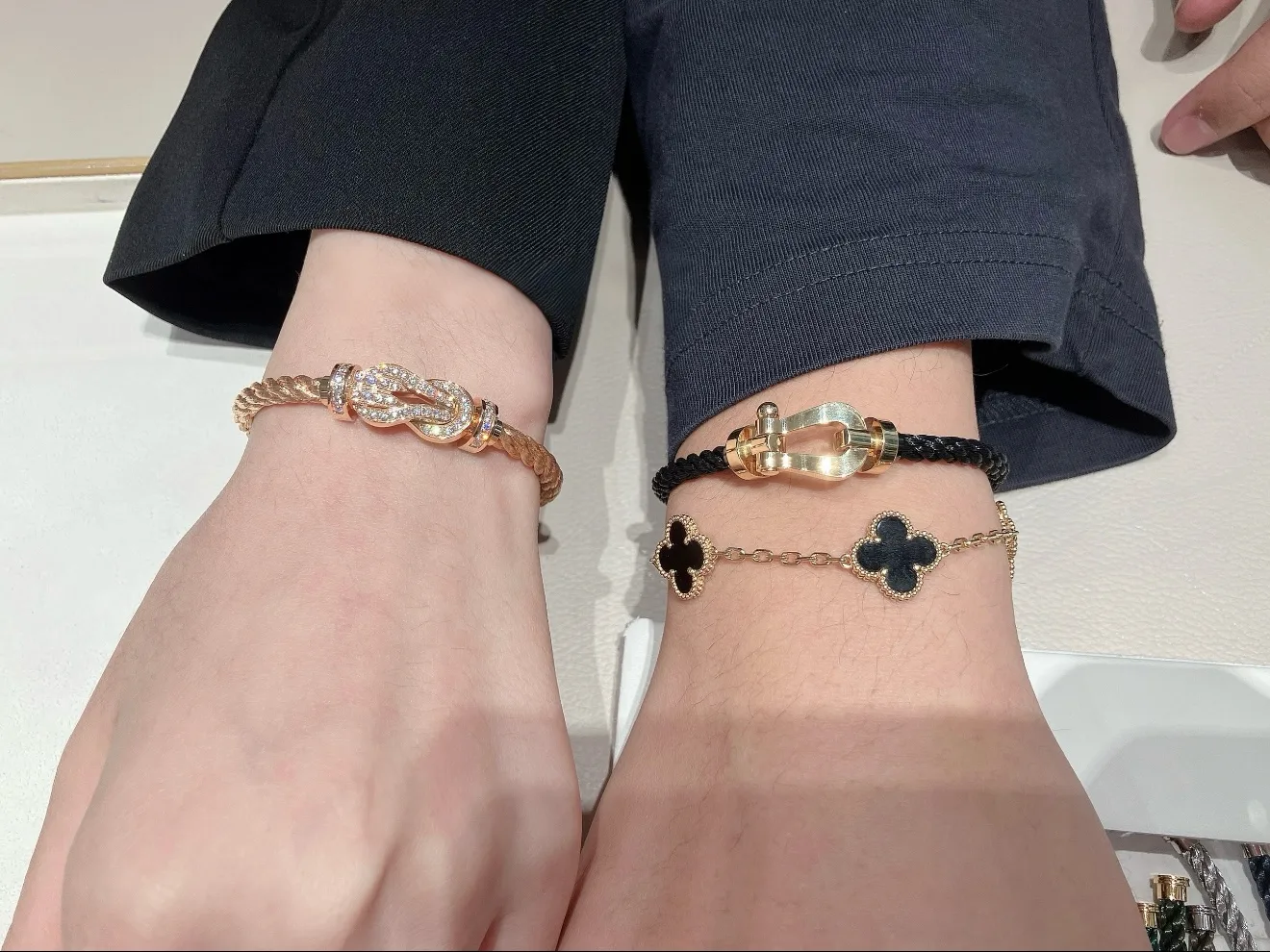 Force 10 Large Horseshoe Braided Rope Bracelet D22017117 — view 10