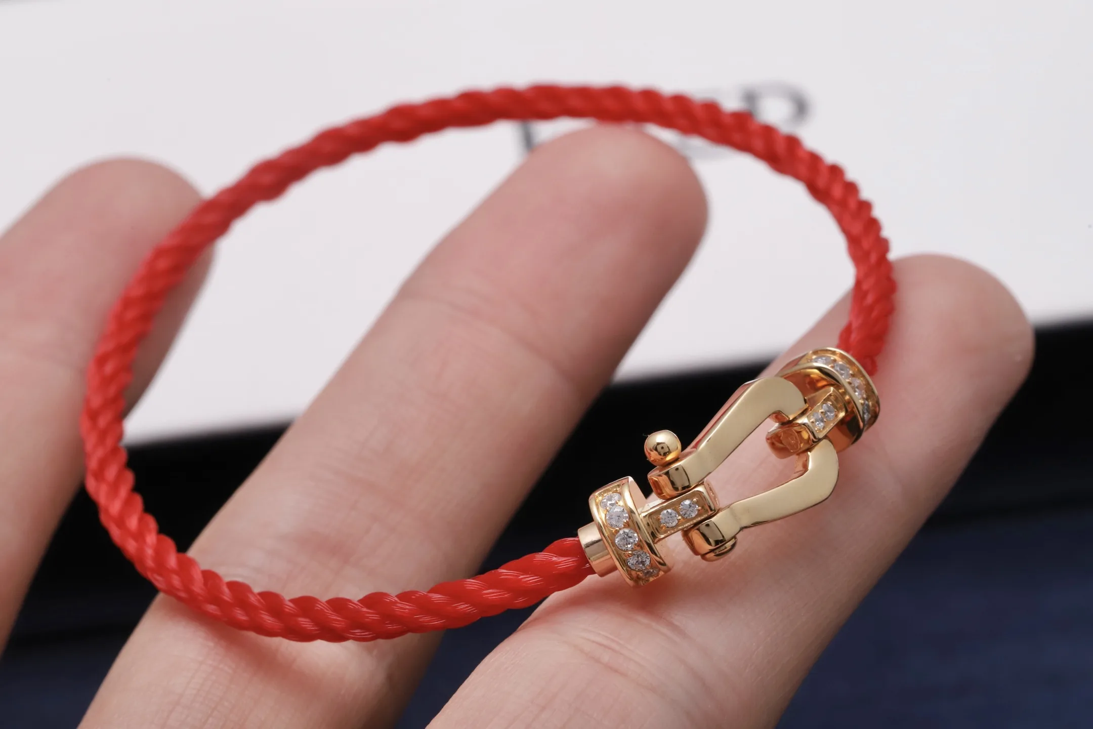 Force 10 Horseshoe Red Cord Bracelet D20017113 — view 4