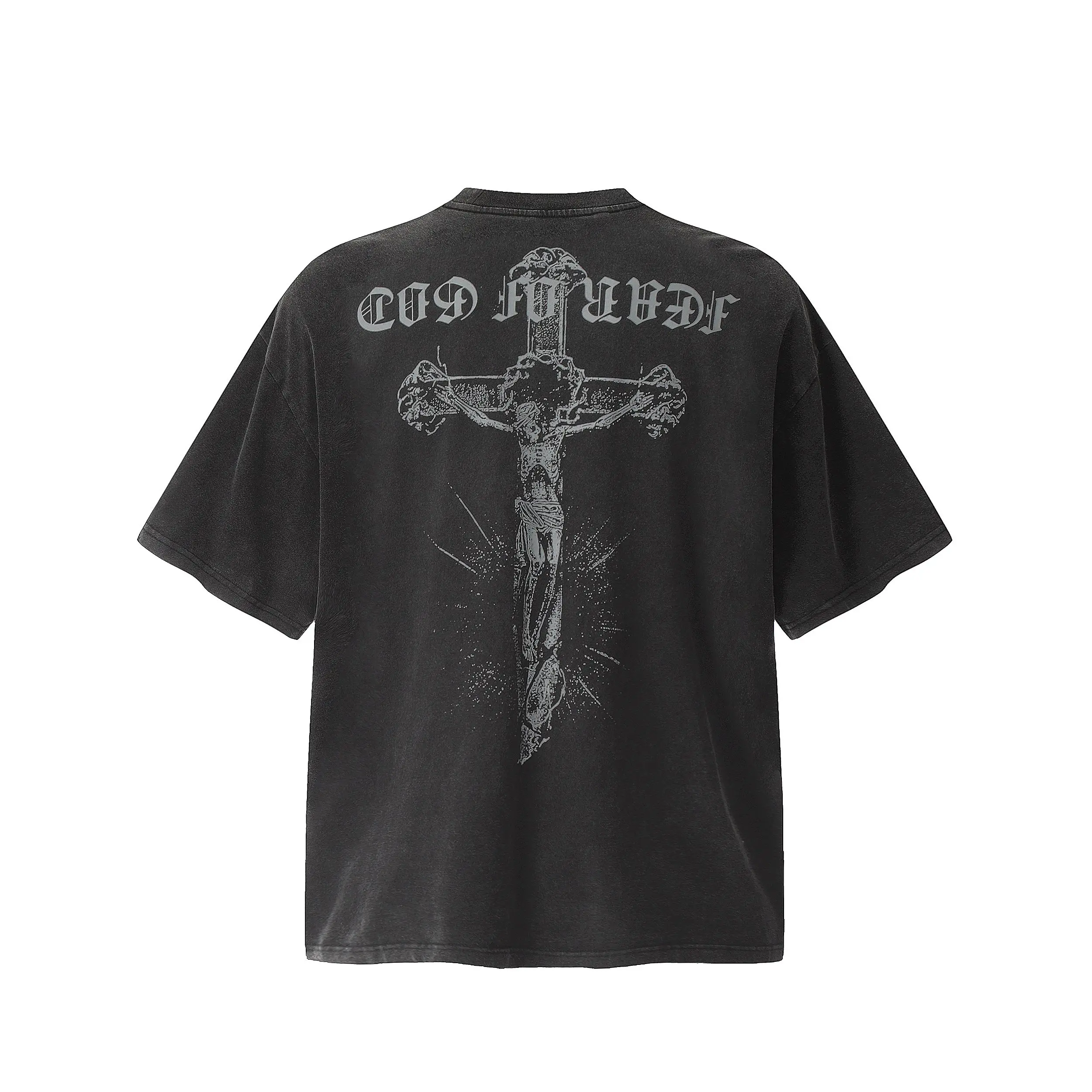 Fear of God Vintage Wash Cross Print T-Shirt D8911528 — view 3