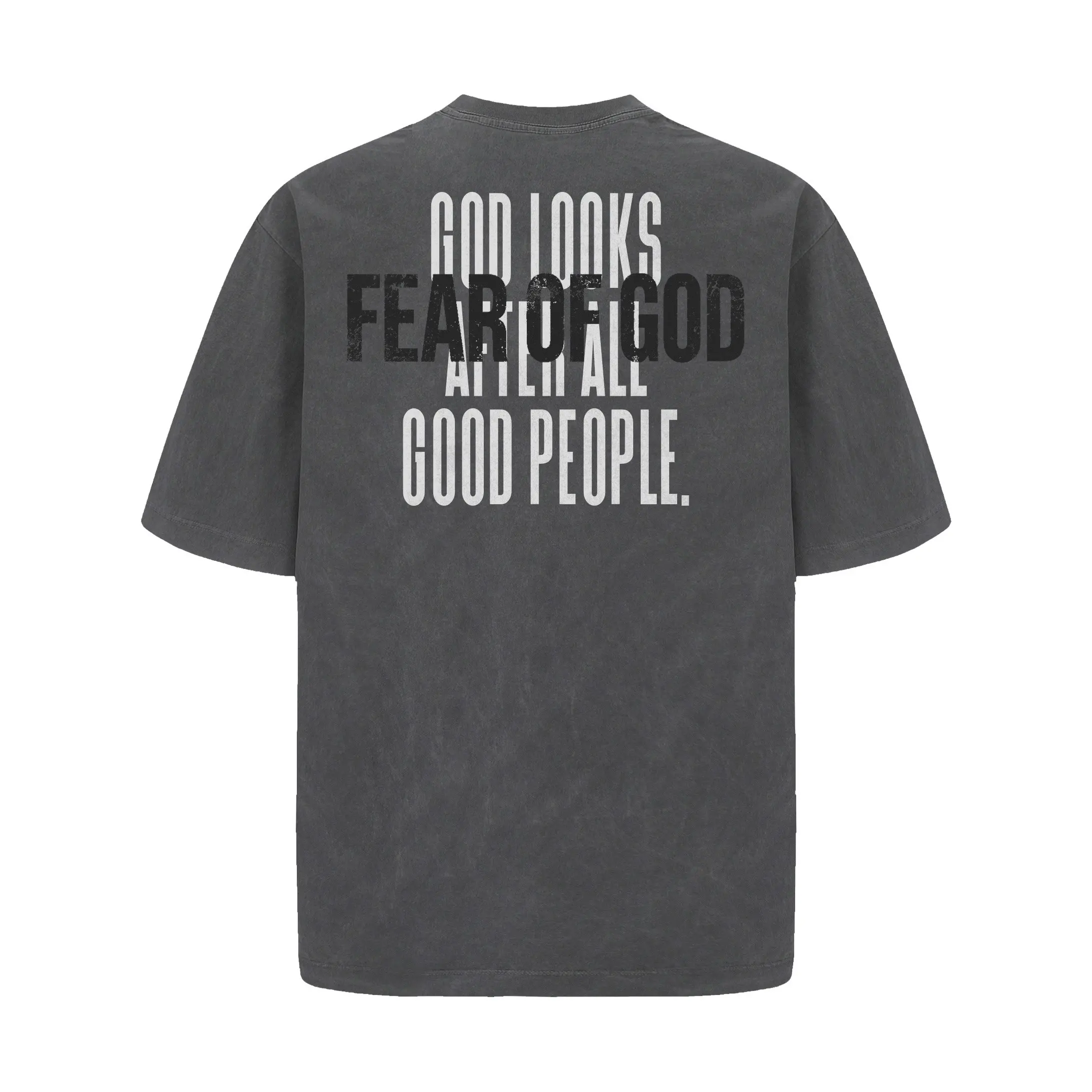 Portrait Graphic Washed Cotton T-Shirt D8911522 — view 3