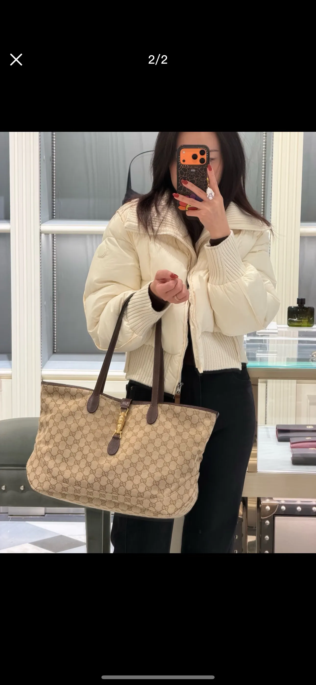 Gucci GG Canvas Jackie 1961 Tote Bag D26018486
