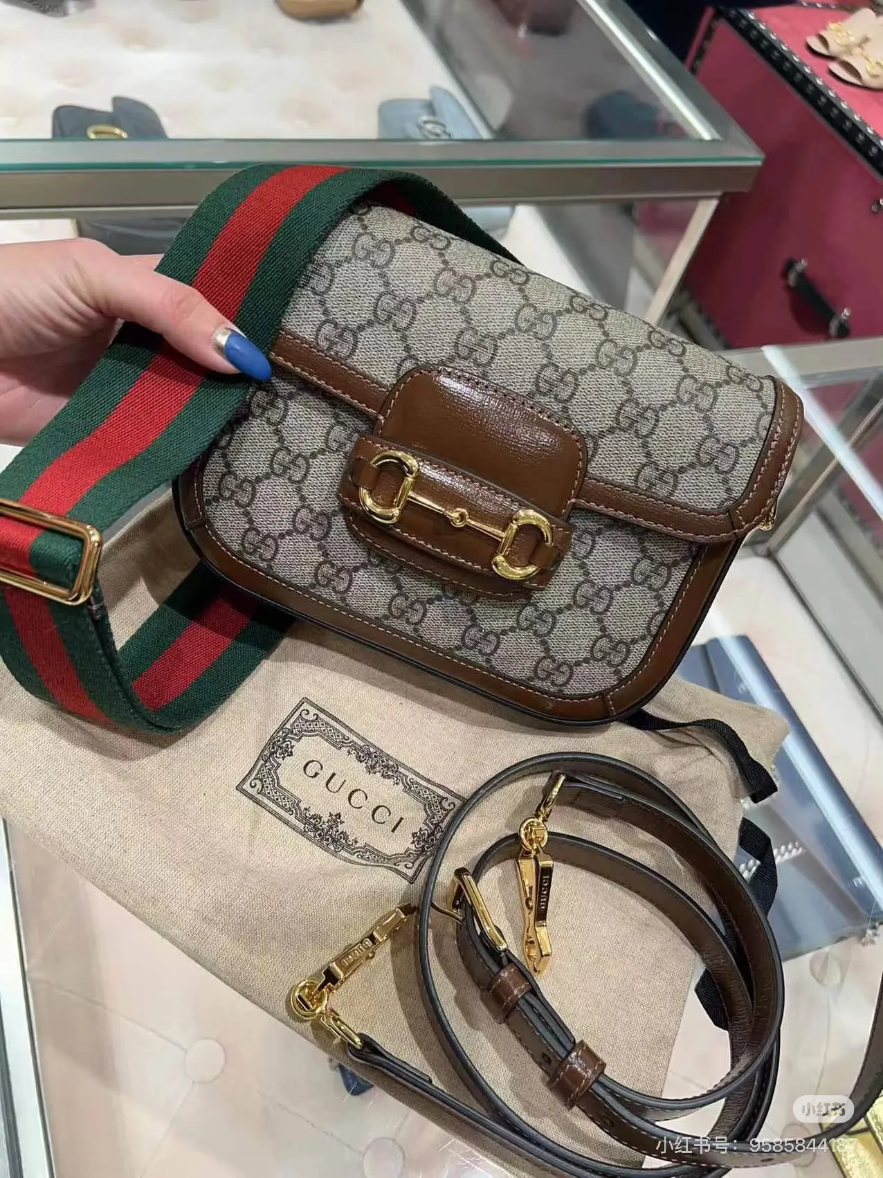 Gucci 1955 Horsebit Mini Shoulder Bag D32518343 — view 3
