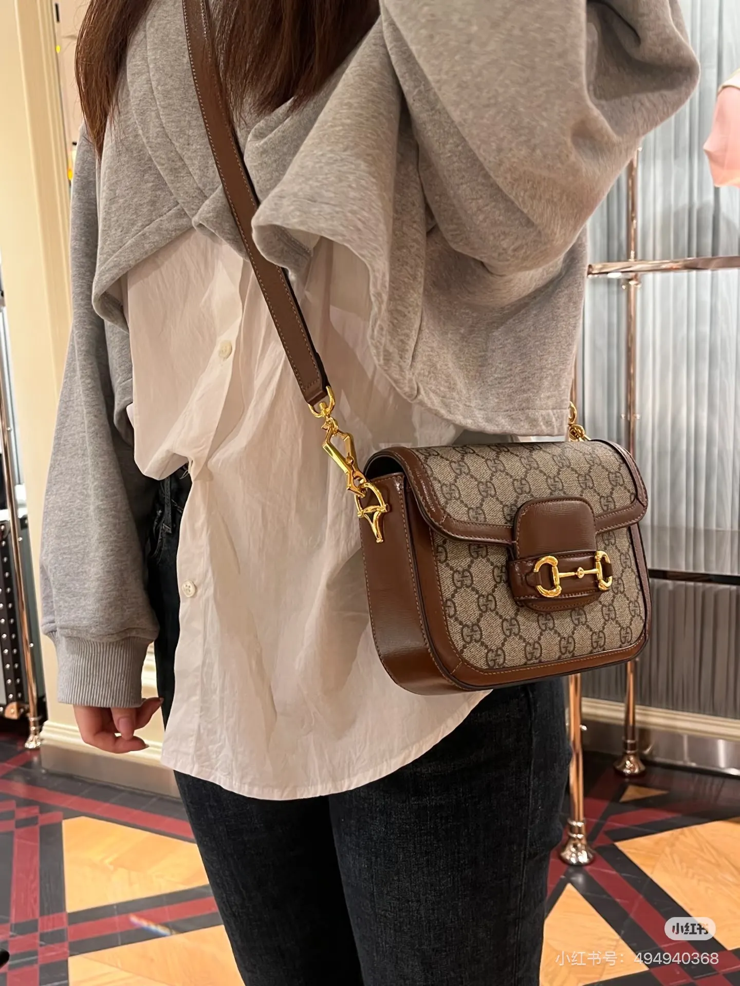 Gucci 1955 Horsebit Mini Shoulder Bag D32518343 — view 6
