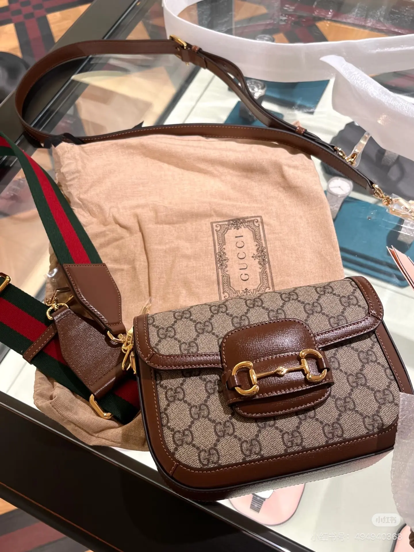 Gucci 1955 Horsebit Mini Shoulder Bag D32518343 — view 8