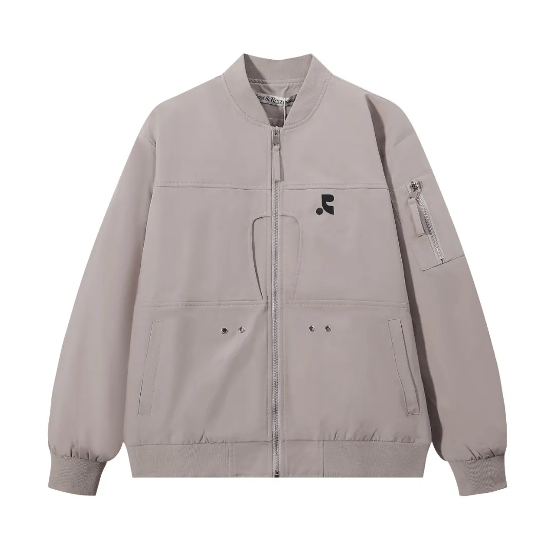 Logo-Embroidered Zip-Up Bomber Jacket D11815603 — view 2