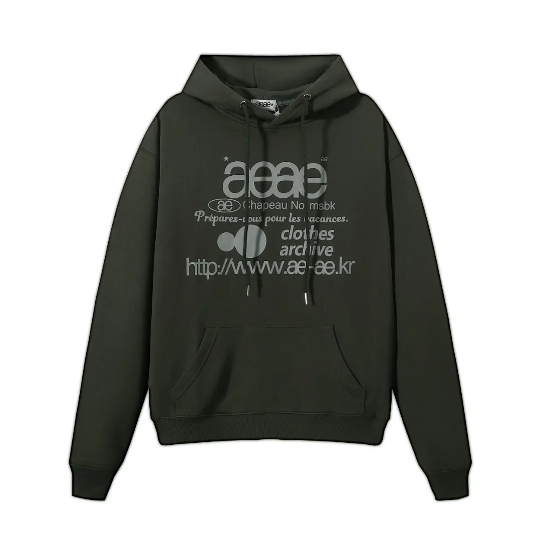 Aeae Logo Graphic Hoodie D9515593 — view 6