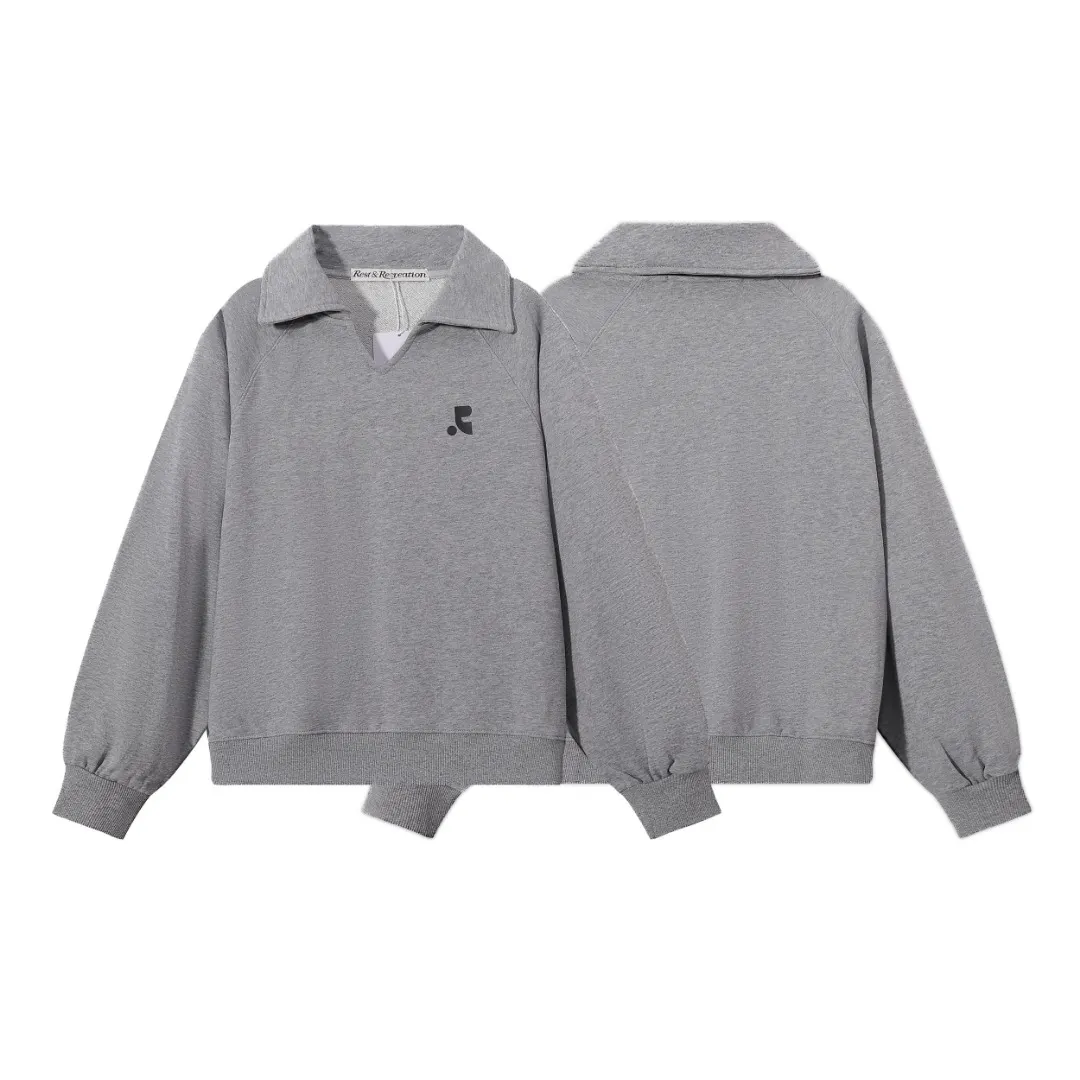 Logo-Embroidered Collared Sweatshirt D7515592