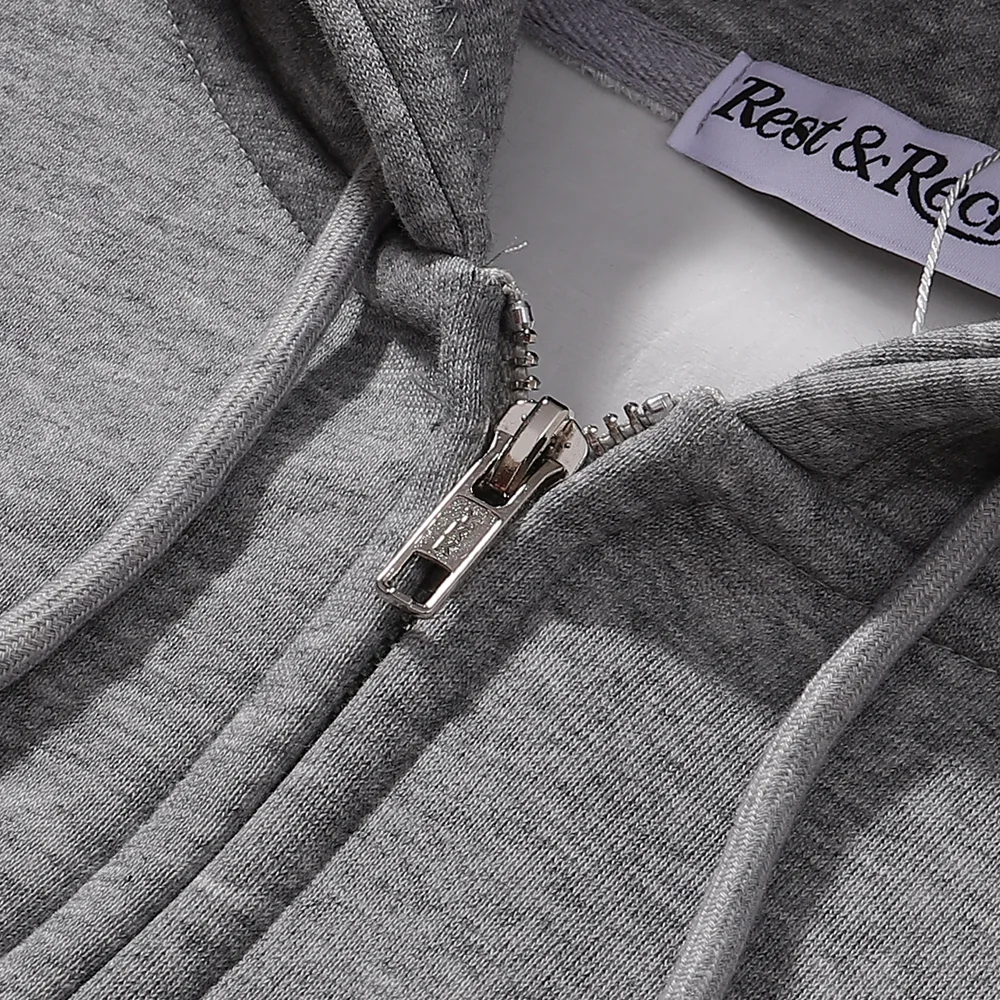Logo-Embroidered Zip-Up Hoodie D9515582 — view 5