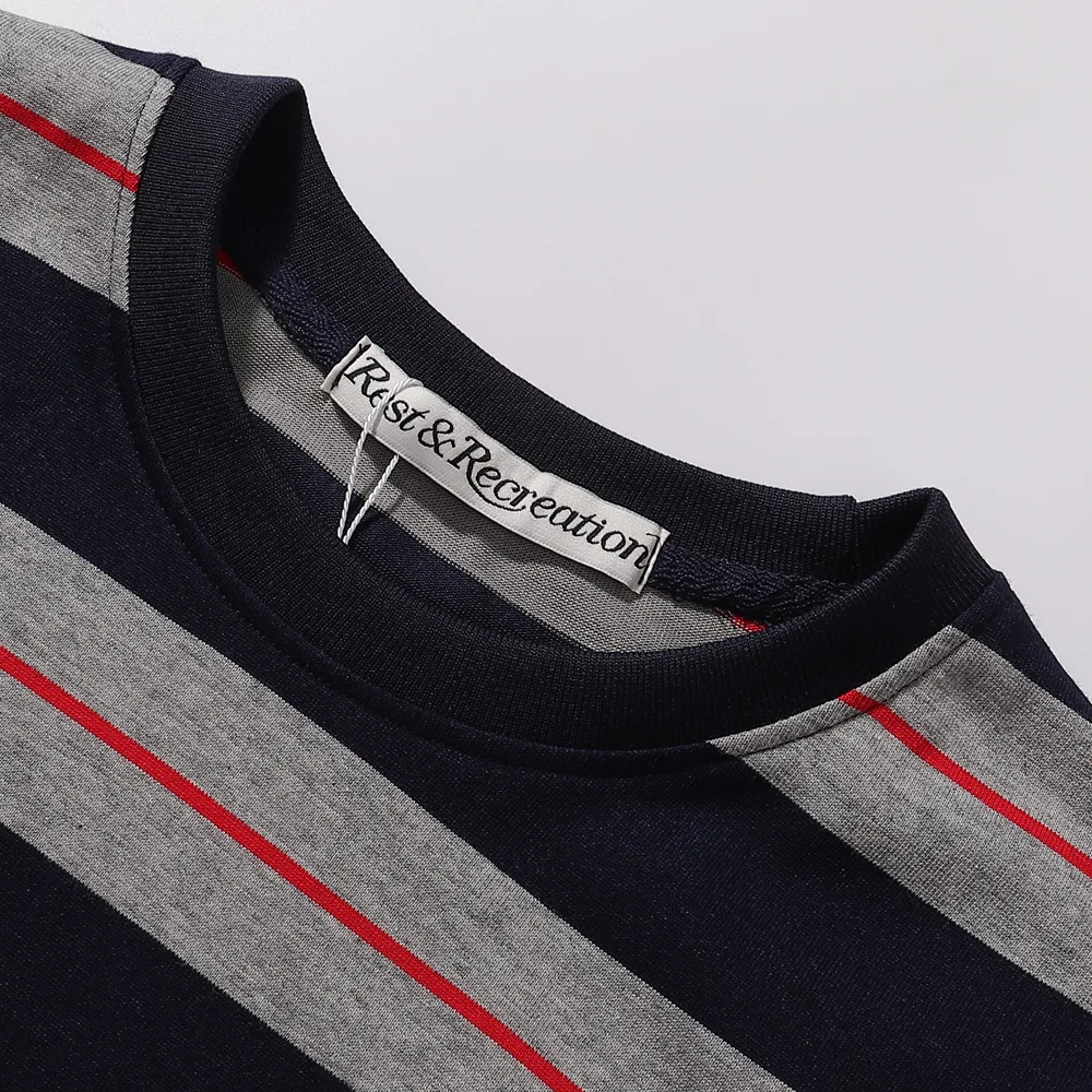 Striped Long-Sleeve Cotton T-Shirt D6815579 — view 3
