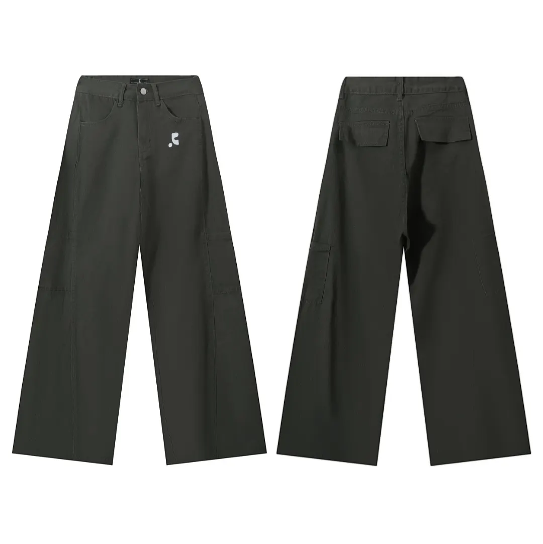 Wide-Leg Cargo Trousers D7515596