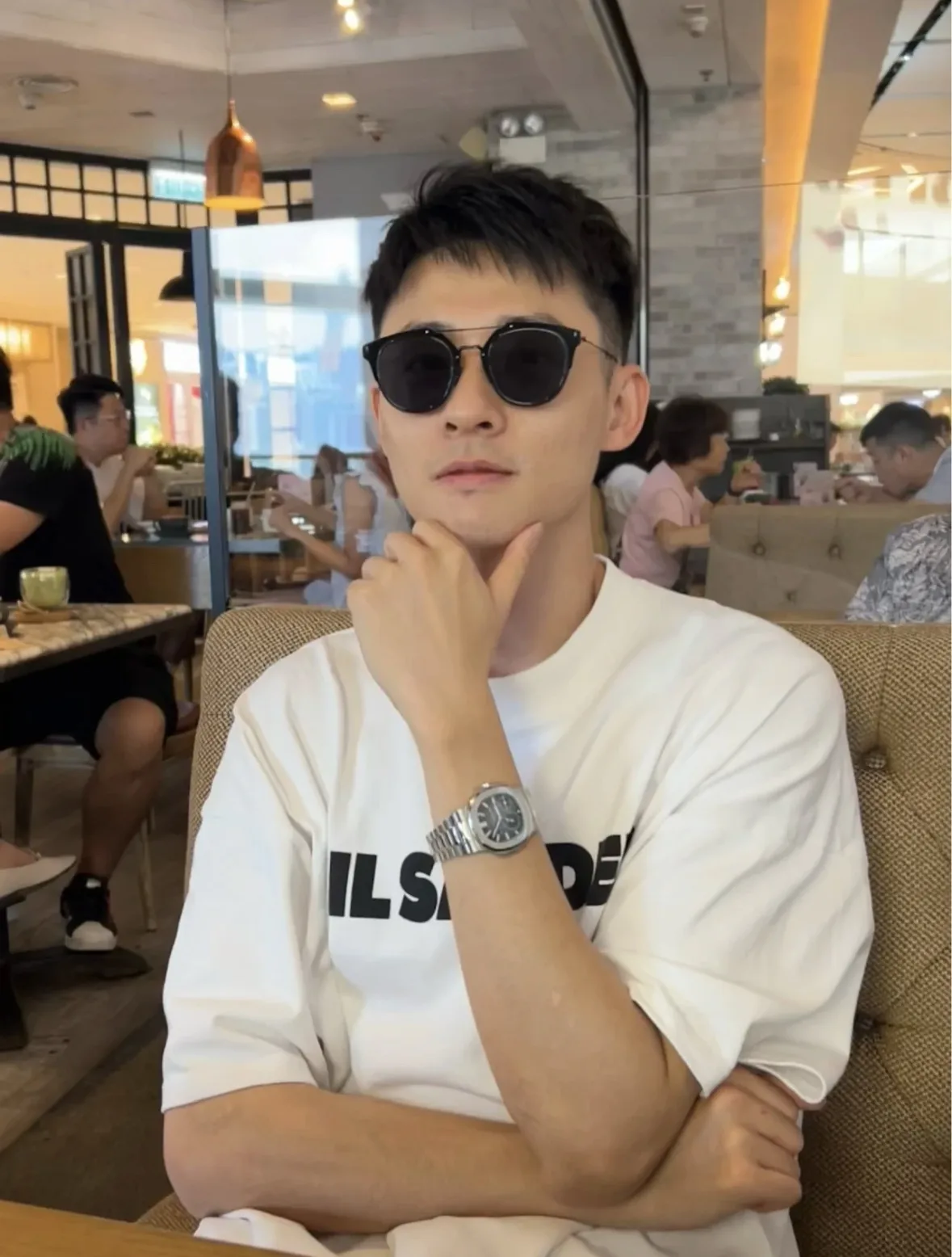 Logo Print Oversized Cotton T-Shirt D14023687 — view 10