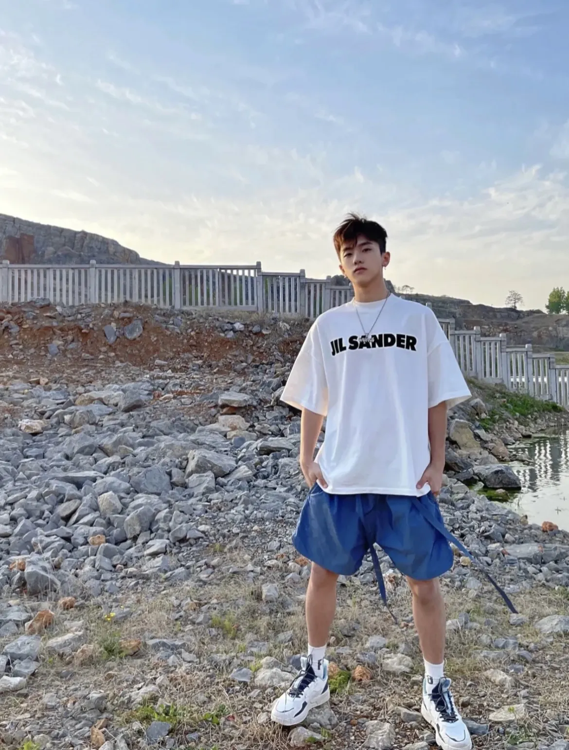 Logo Print Oversized Cotton T-Shirt D14023687 — view 15