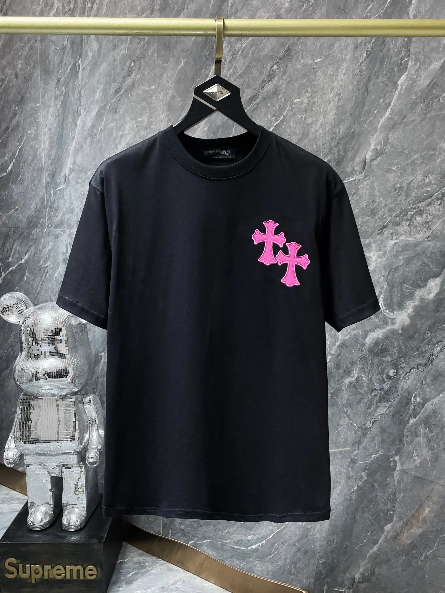 Chrome Hearts Cross Patch Embroidered T-Shirt D6515479