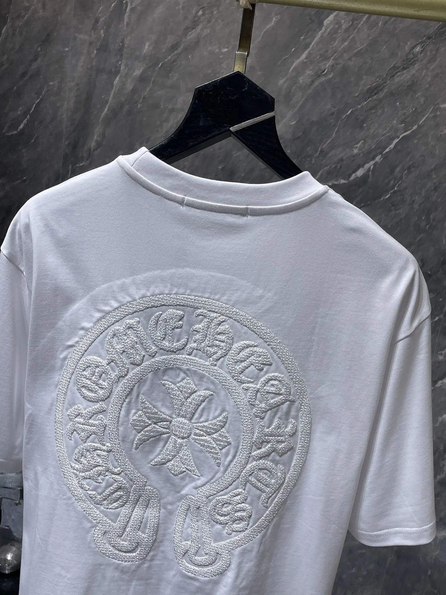 Embroidered Horseshoe Logo Cotton T-Shirt D6515476 — view 6