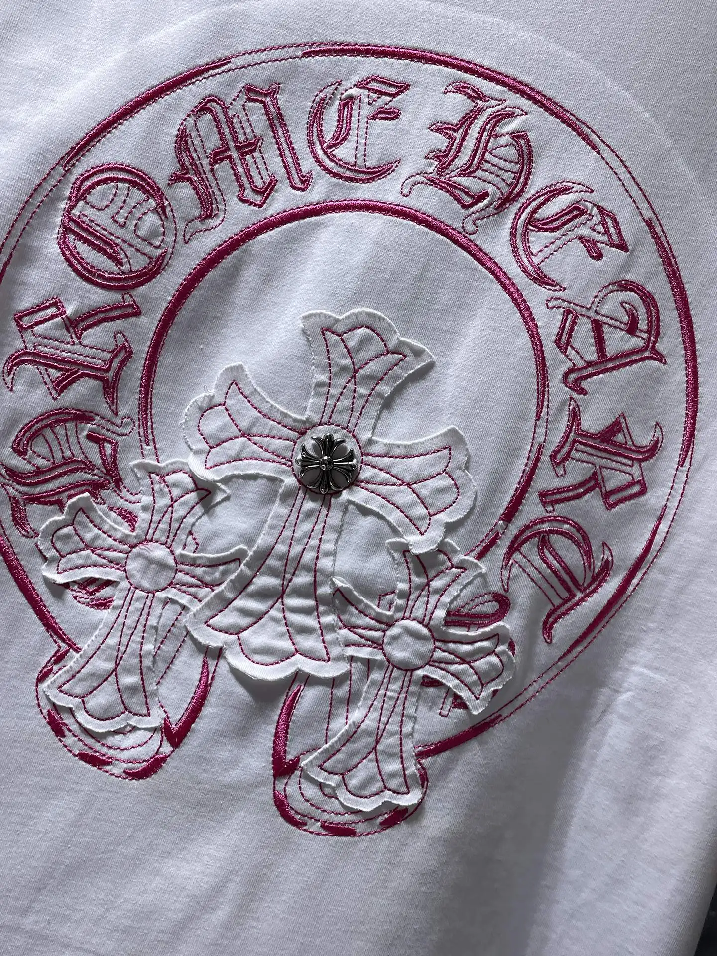 Embroidered Horseshoe Logo Cotton T-Shirt D11011641 — view 5