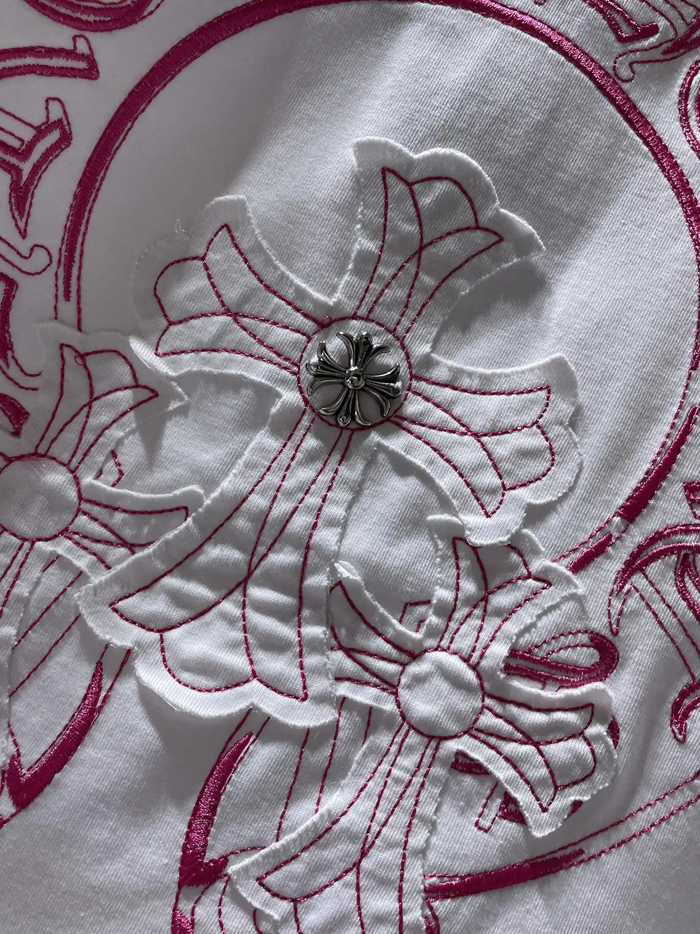 Embroidered Horseshoe Logo Cotton T-Shirt D11011641 — view 7