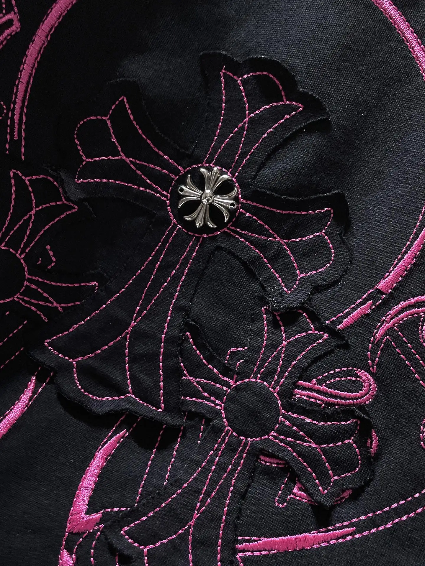 Embroidered Horseshoe Logo Cotton T-Shirt D6015472 — view 5