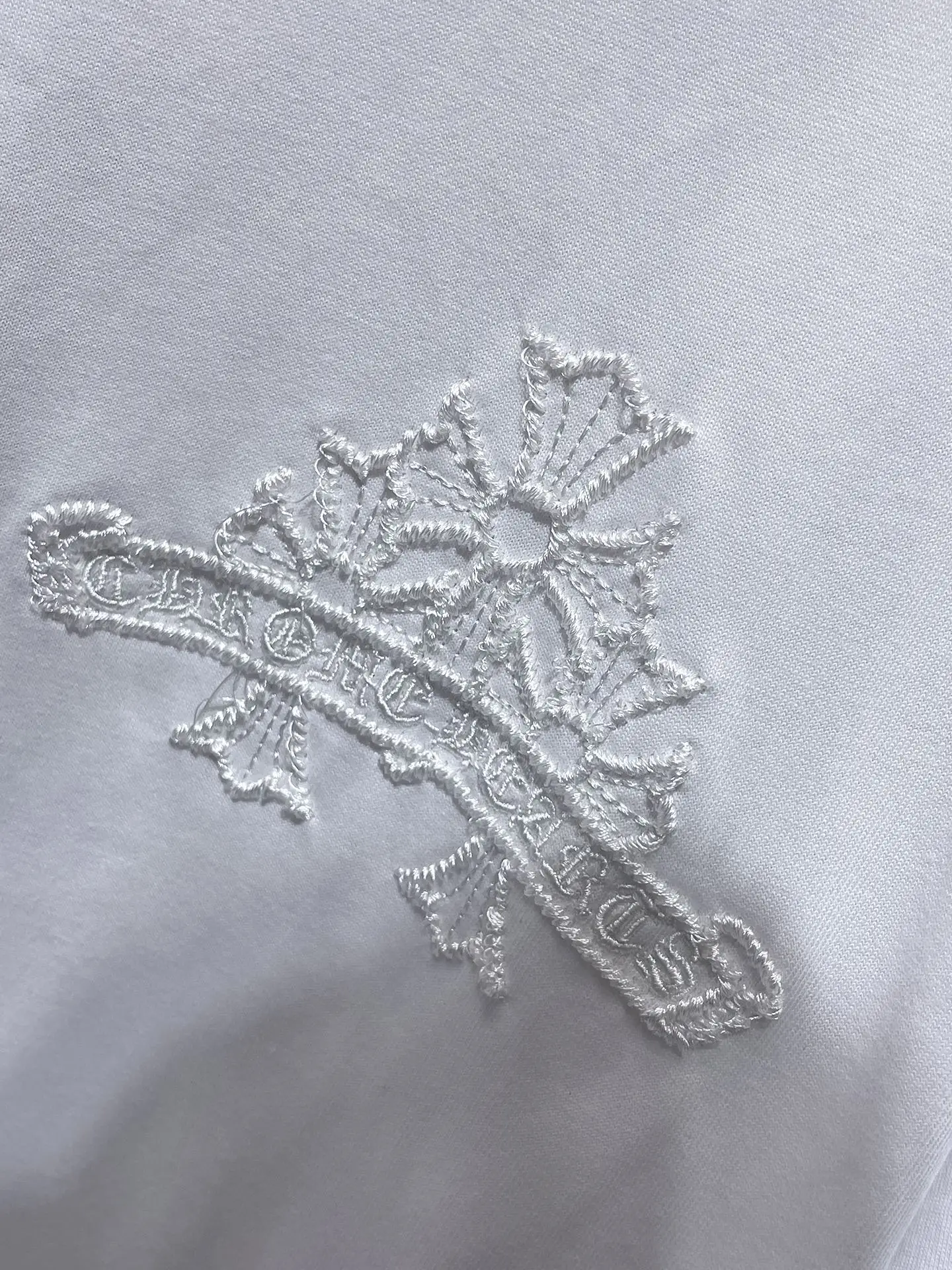 Embroidered Cross Logo Cotton T-Shirt D12011638 — view 7
