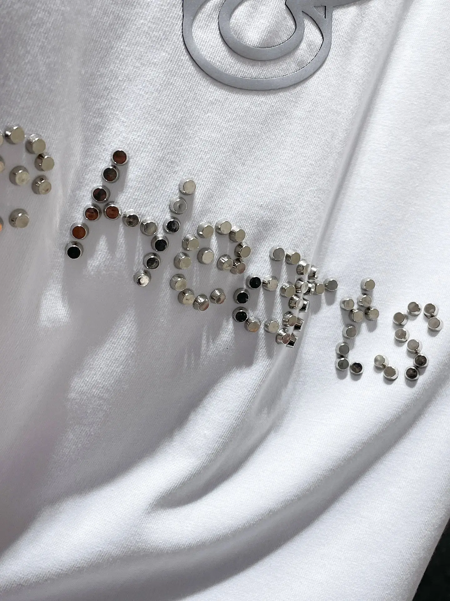 Horseshoe Logo Rhinestone Cotton T-Shirt D7015469 — view 8