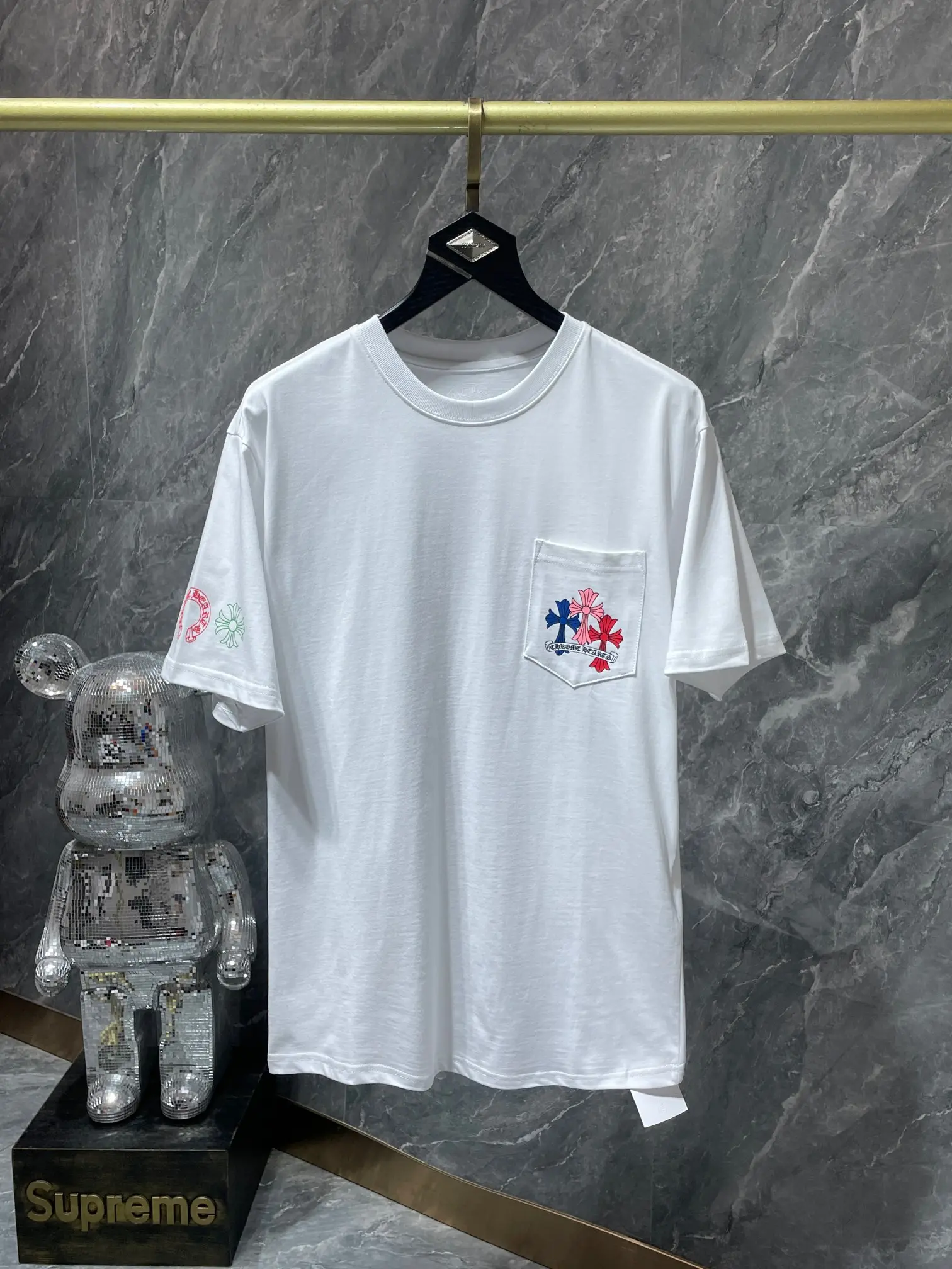Cross Logo Print Pocket T-Shirt D5515465 — view 4