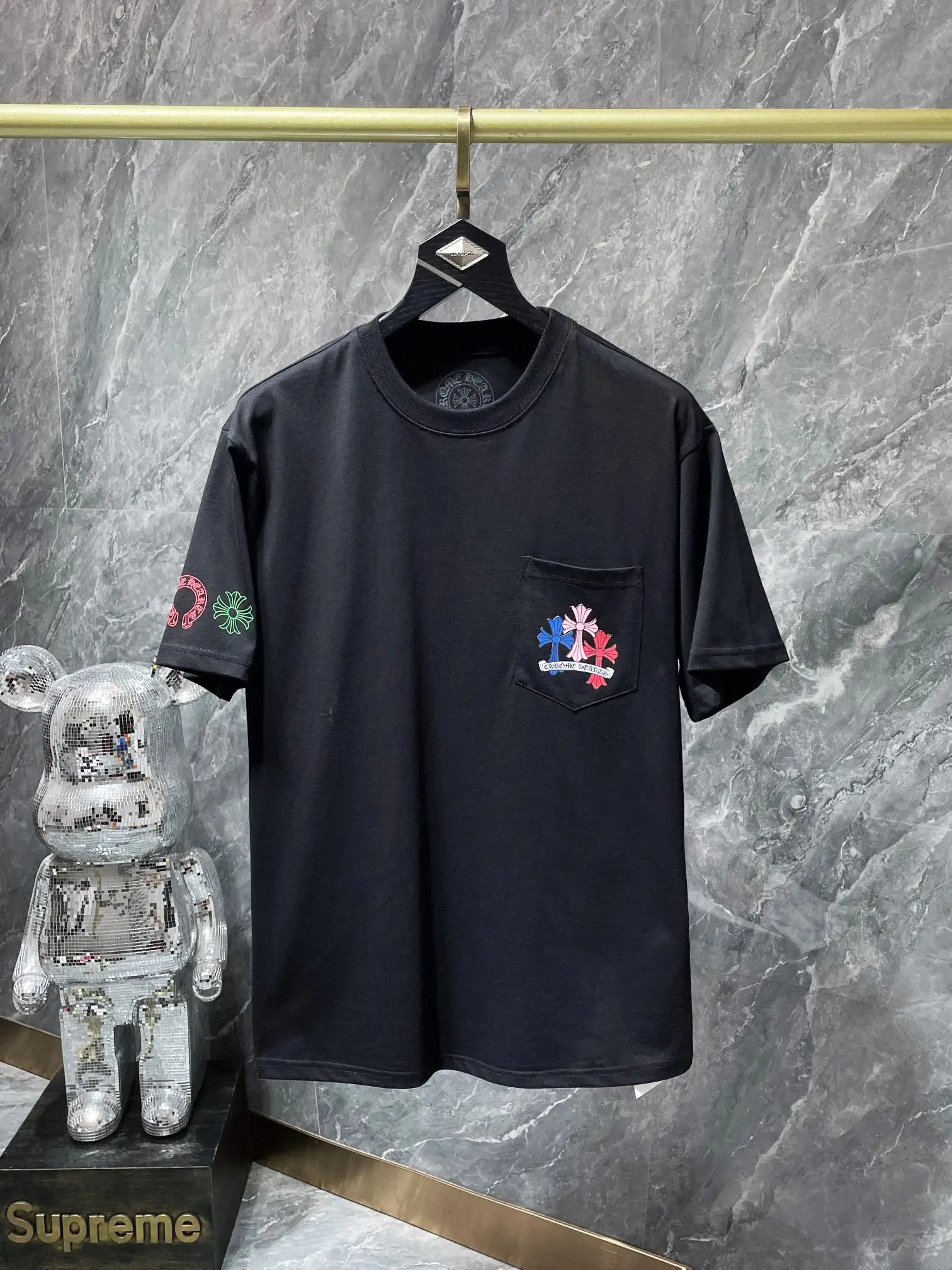 Chrome Hearts Multi-Color Cross Pocket T-Shirt D5515464 — view 4