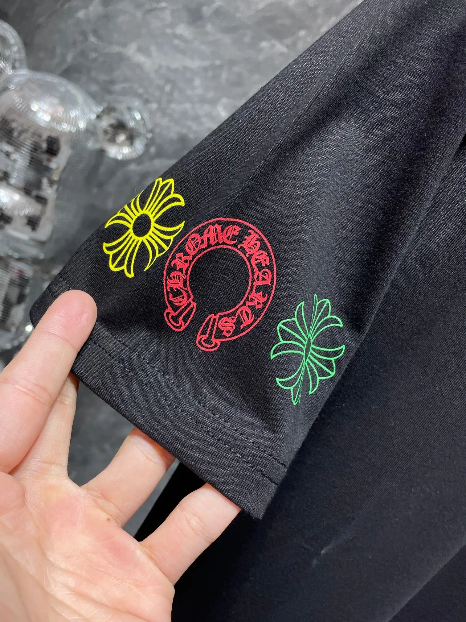 Chrome Hearts Multi-Color Cross Pocket T-Shirt D5515464 — view 7