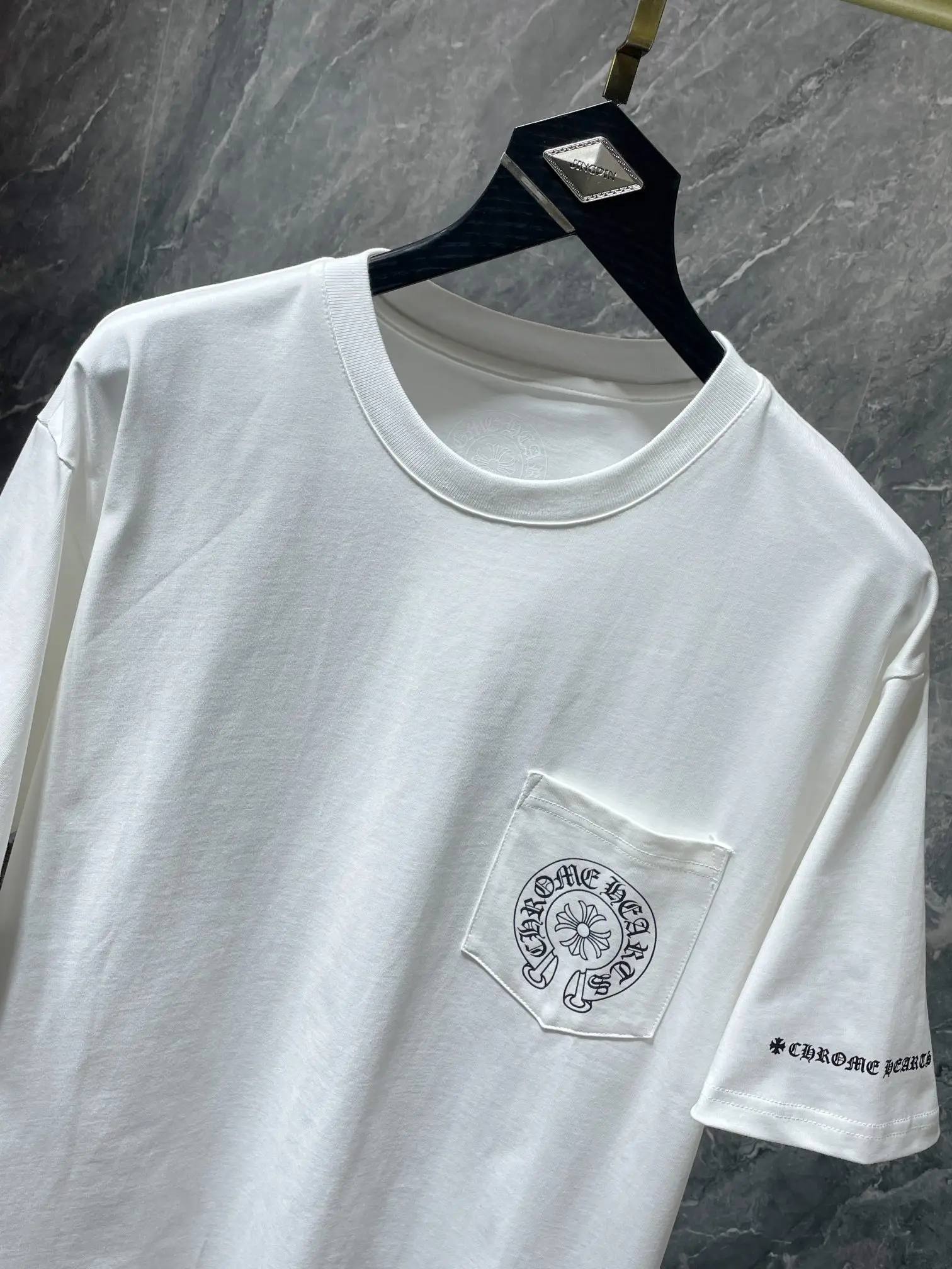 Chrome Hearts Horseshoe Logo Pocket T-Shirt D5515463