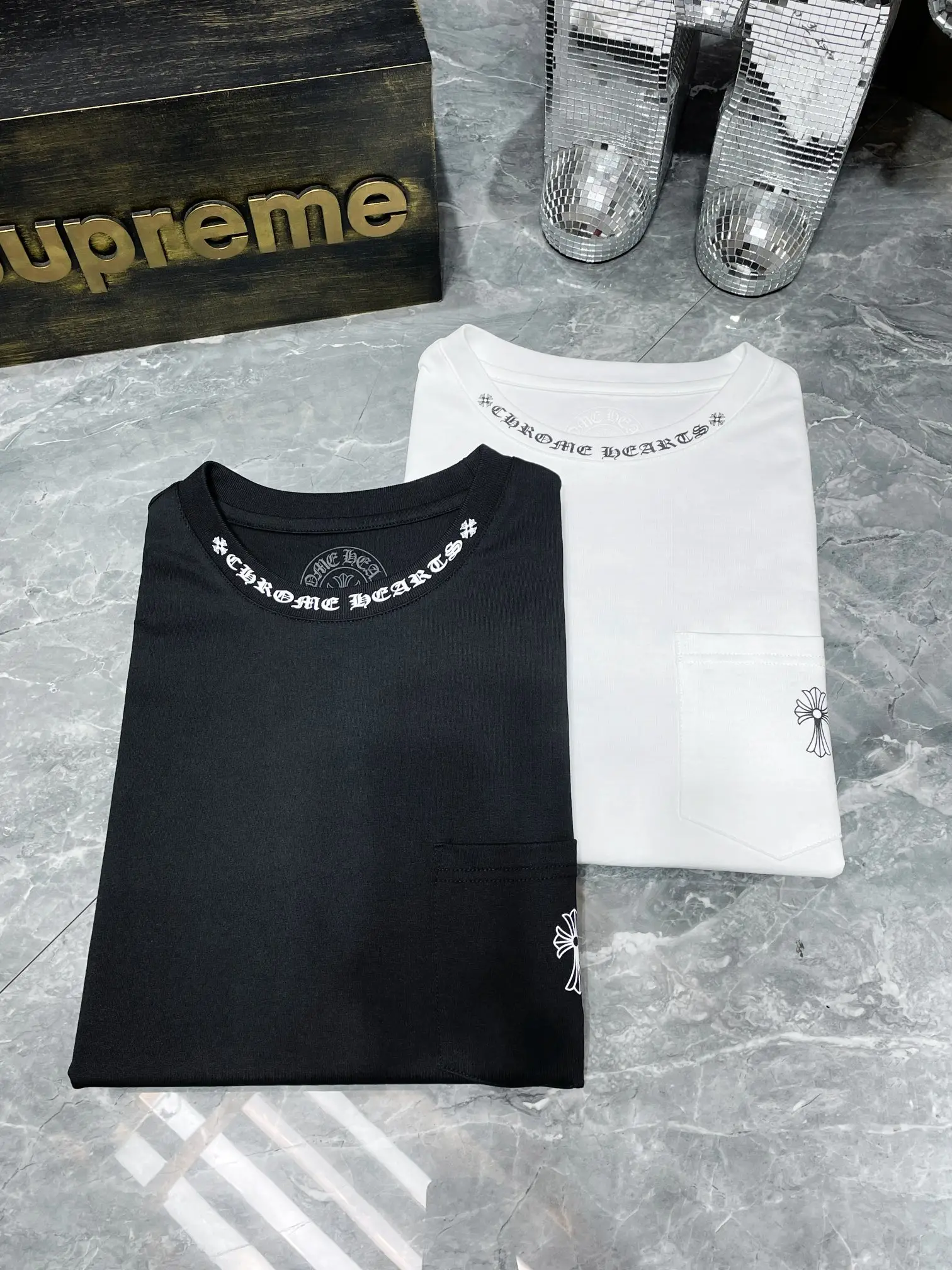 Logo-Print Cotton-Jersey Pocket T-Shirt D10511629 — view 9