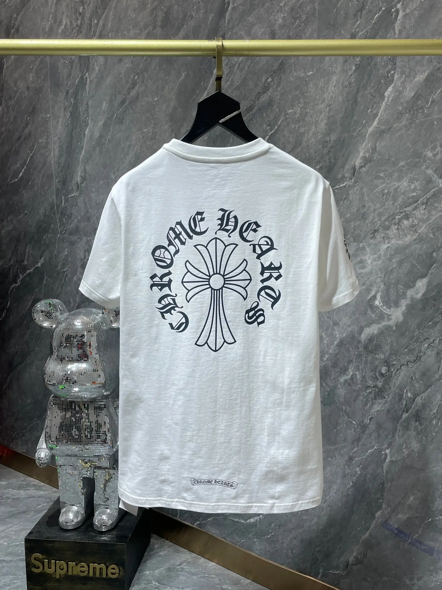 Logo-Embroidered Cotton-Jersey T-Shirt D10511628 — view 6