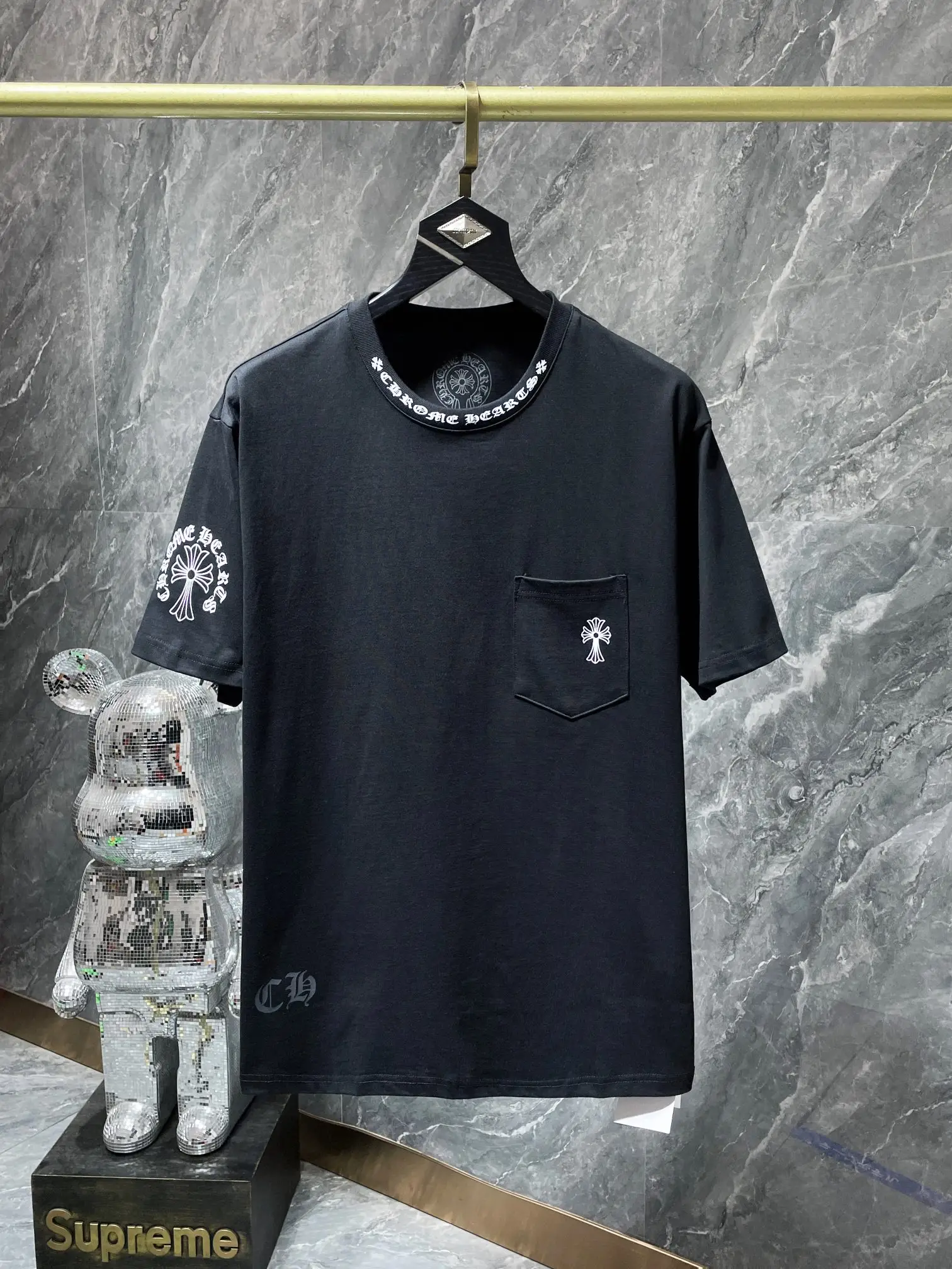 Logo-Embroidered Cotton-Jersey Pocket T-Shirt D5515461