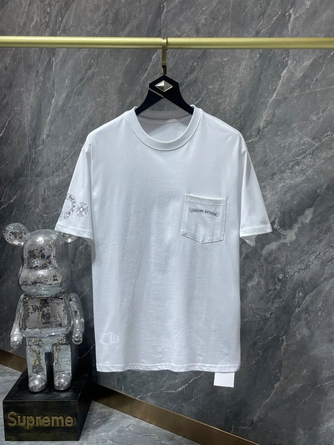 Logo Pocket Cotton T-Shirt D10011627 — view 4
