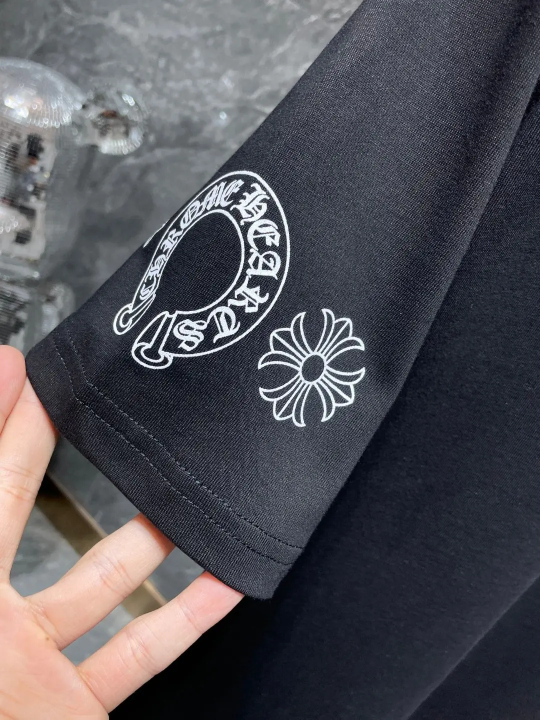 Logo Print Heavyweight Cotton T-Shirt D10511626 — view 3