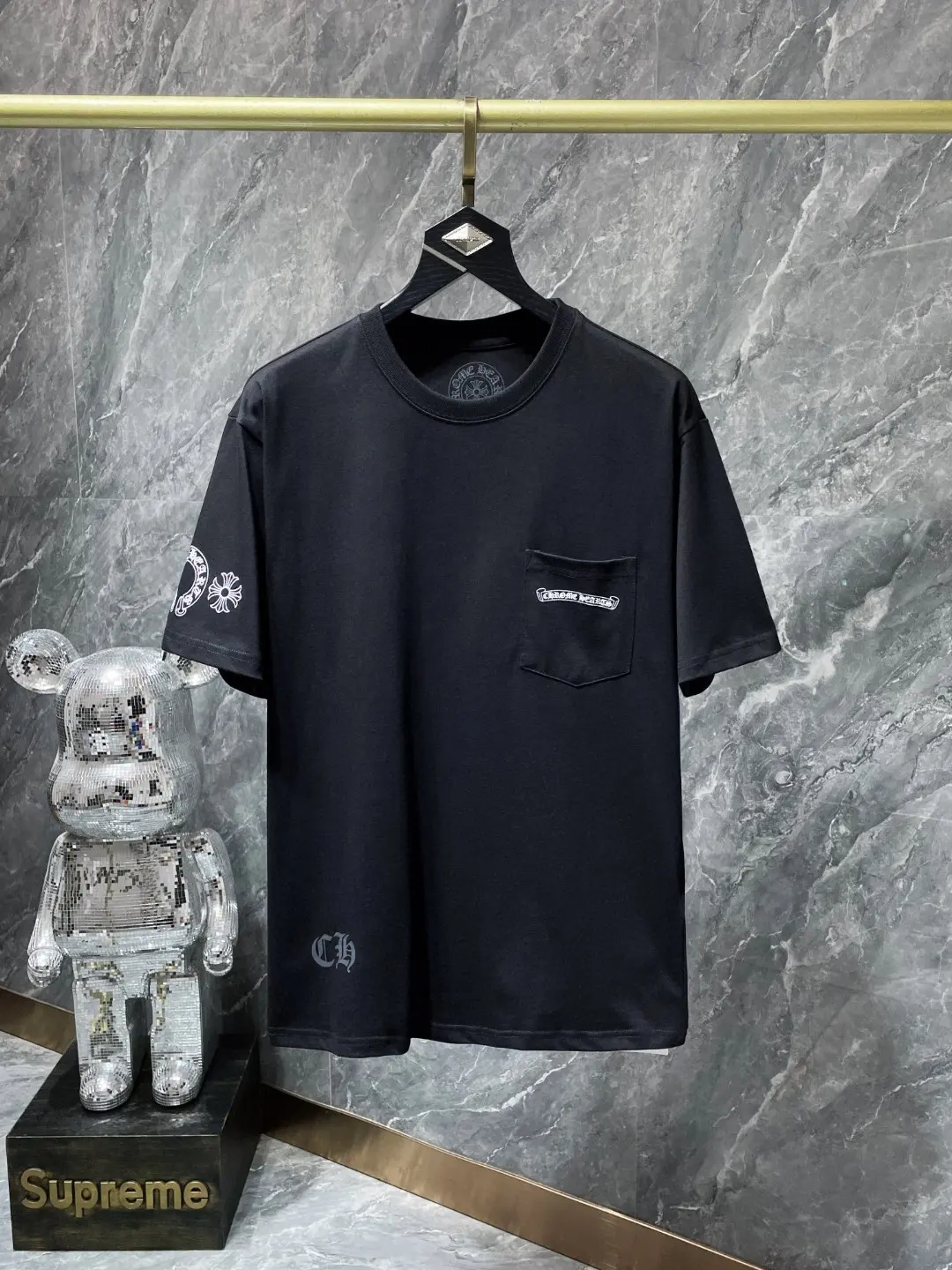 Logo Print Heavyweight Cotton T-Shirt D10511626 — view 4