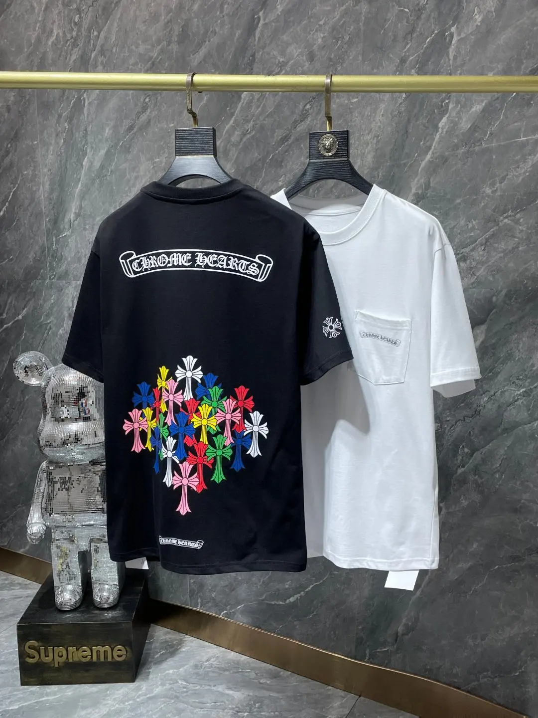 Logo-Print Cotton-Jersey Pocket T-Shirt D5515458 — view 9