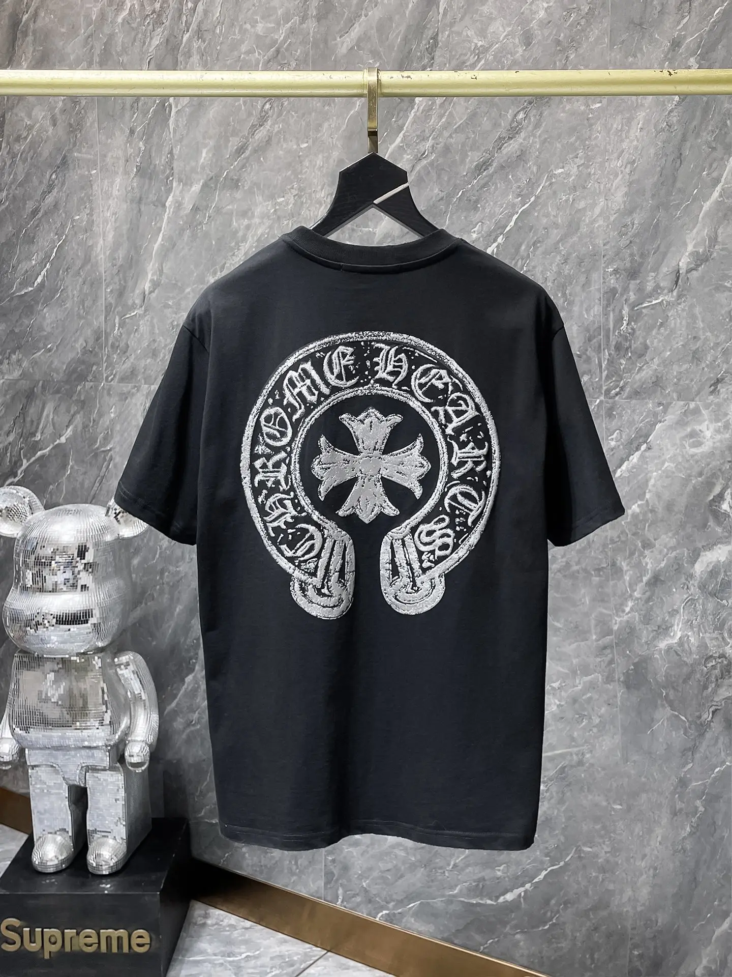 Logo Embroidery Heavyweight Cotton T-Shirt D10511621 — view 3