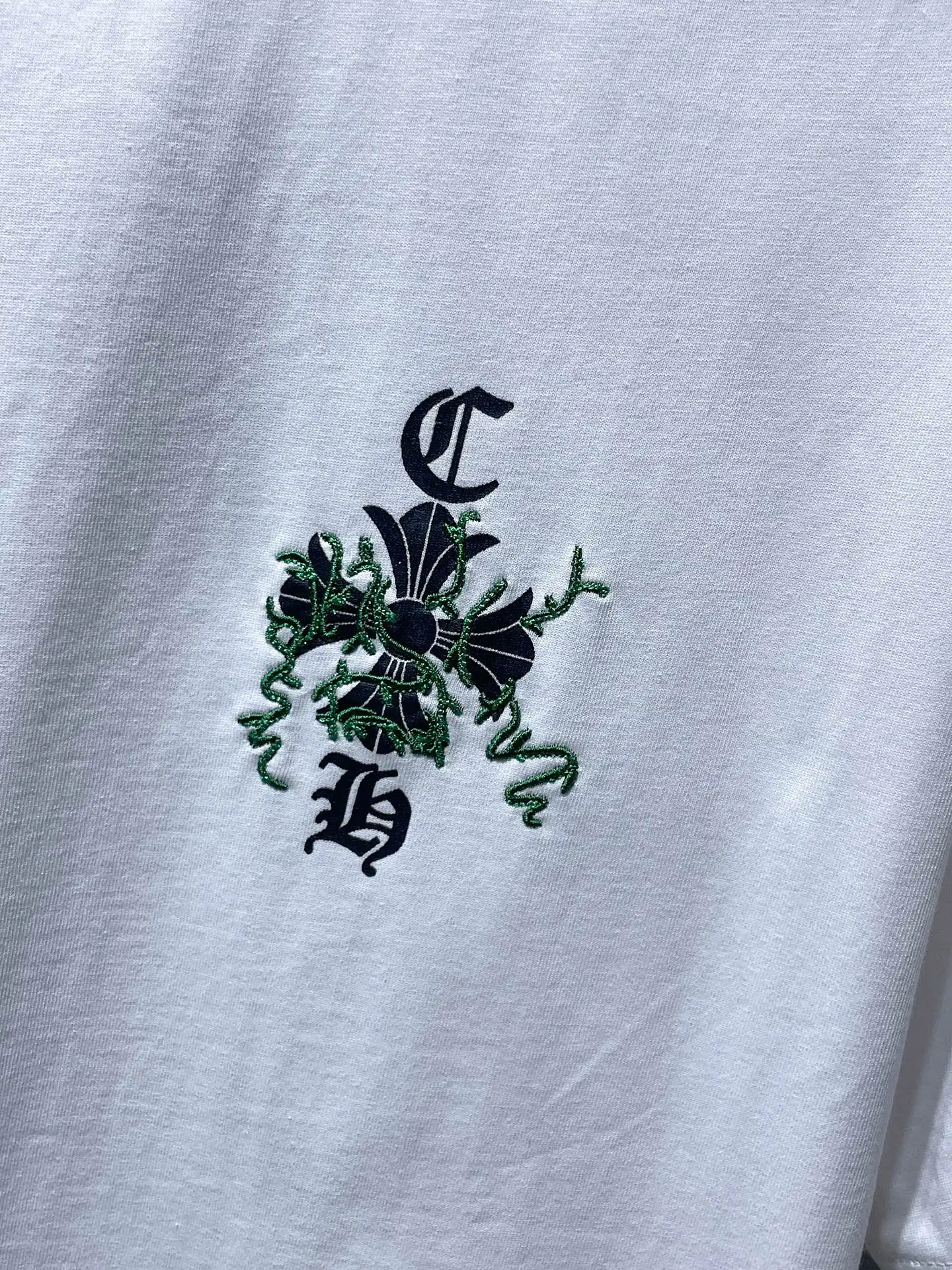 Embroidered Horseshoe Logo Cotton T-Shirt D7015436 — view 2