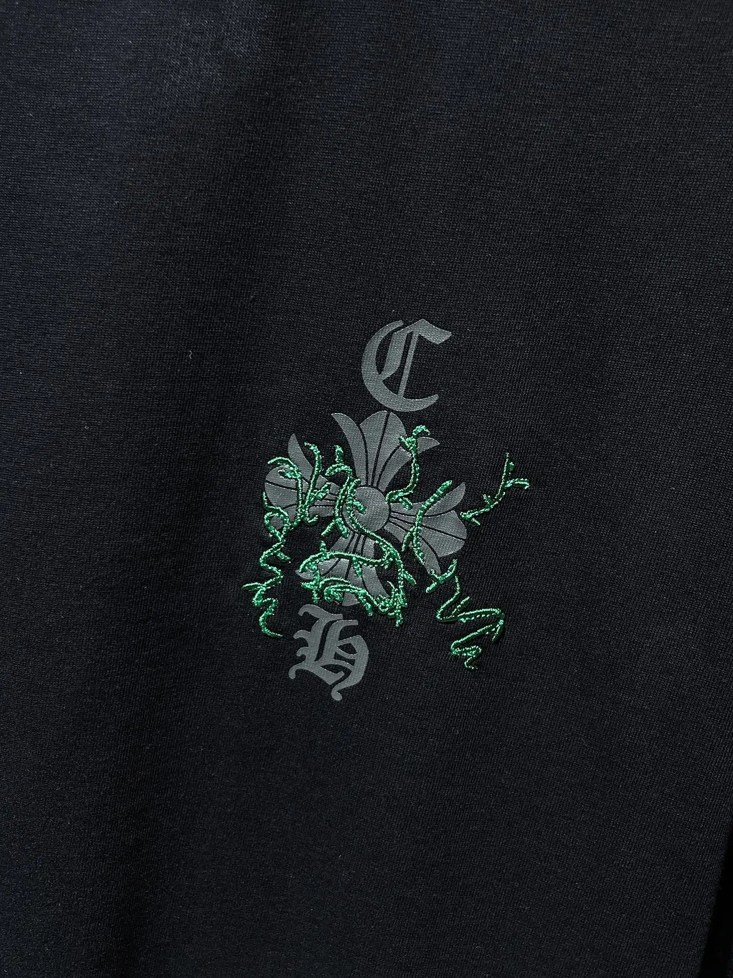 Embroidered Horseshoe Logo Cotton T-Shirt D7015435 — view 2
