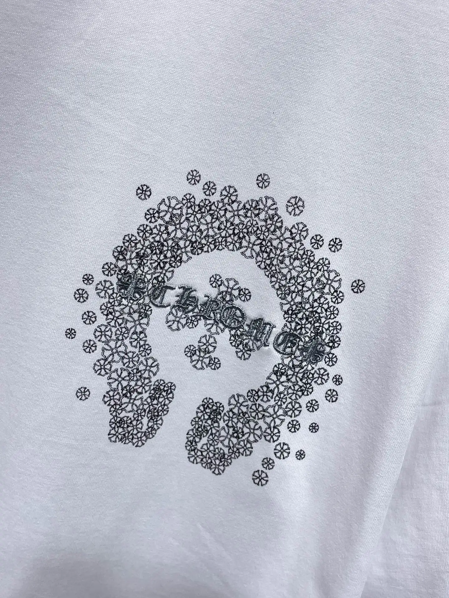 Embroidered Horseshoe Logo Cotton T-Shirt D12511602 — view 7
