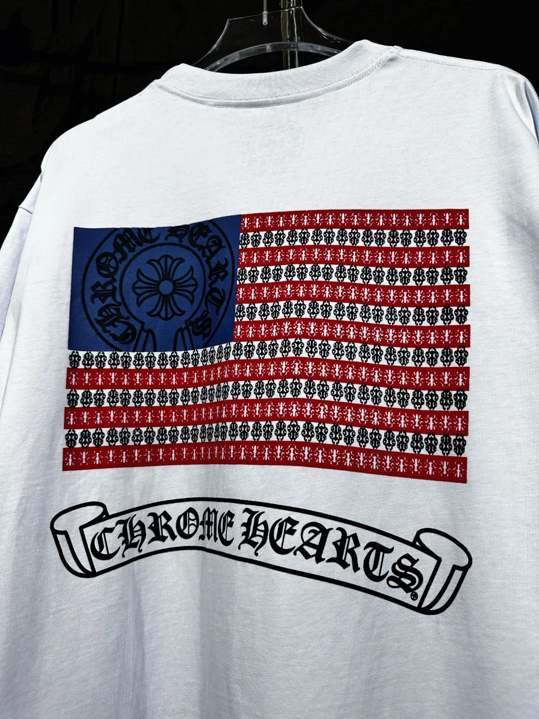Chrome Hearts Horseshoe Logo Cotton T-Shirt D9511587 — view 3