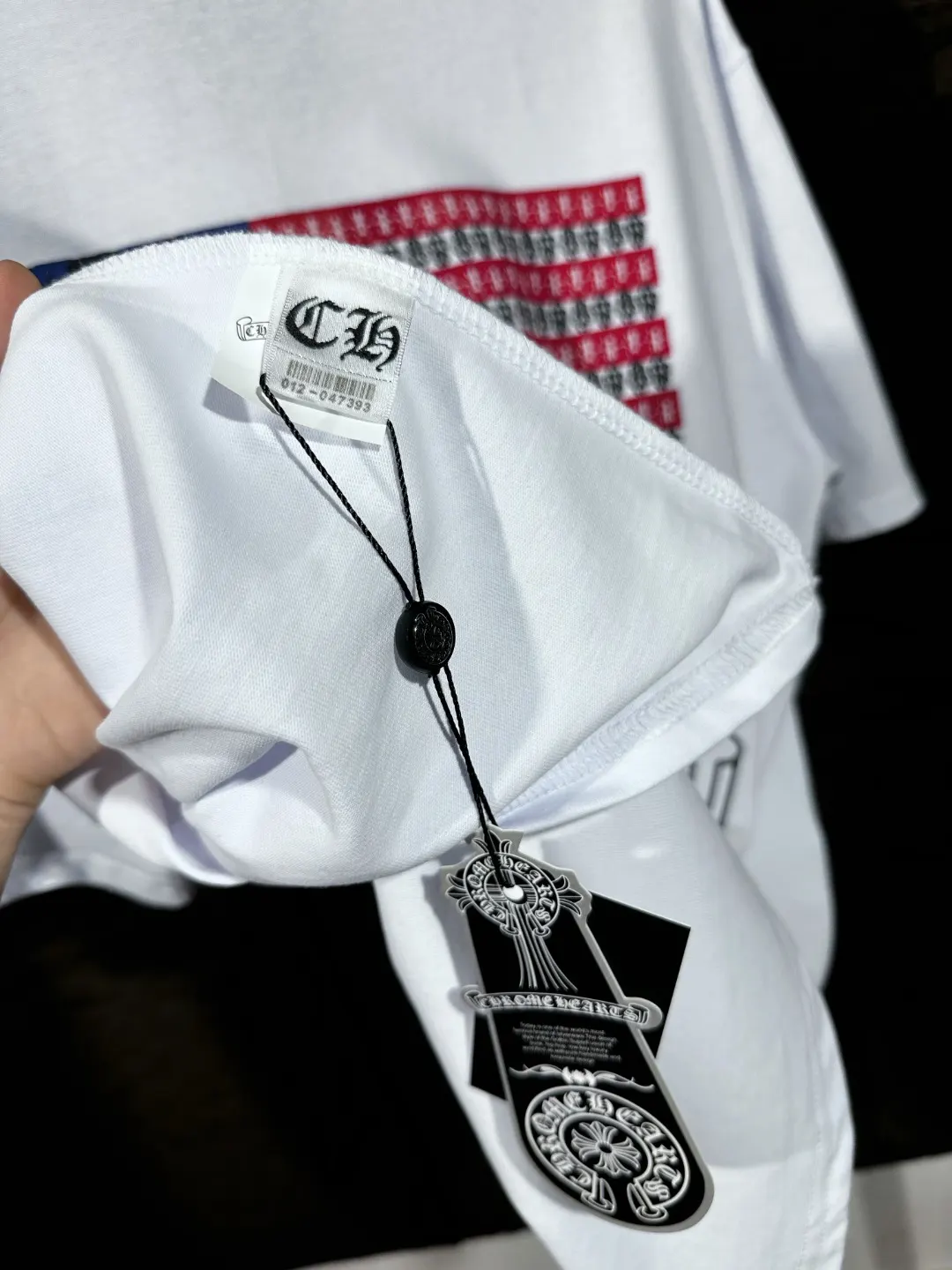 Chrome Hearts Horseshoe Logo Cotton T-Shirt D9511587 — view 4