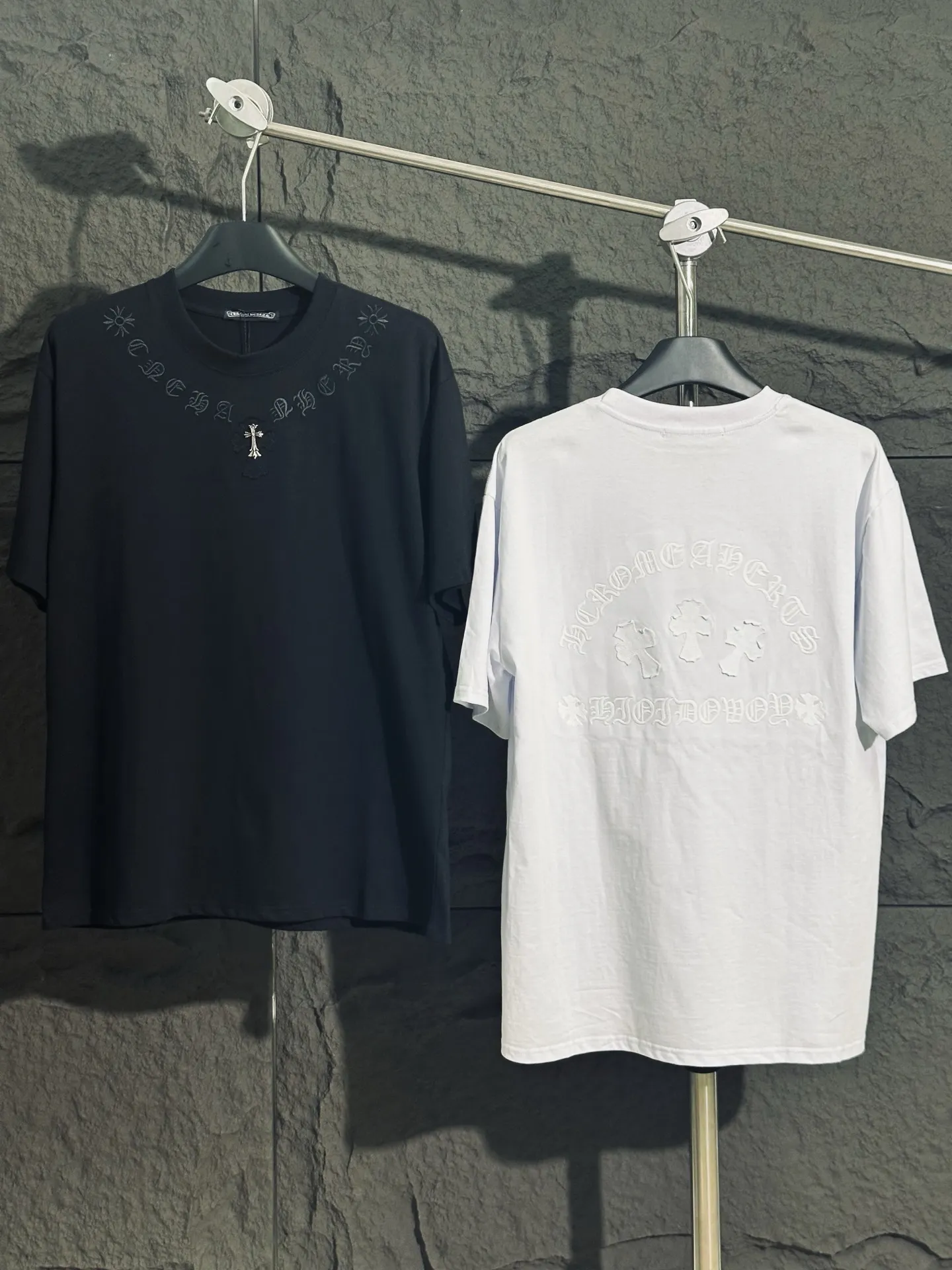 Logo-Embroidered Cotton-Jersey T-Shirt D11811606 — view 2