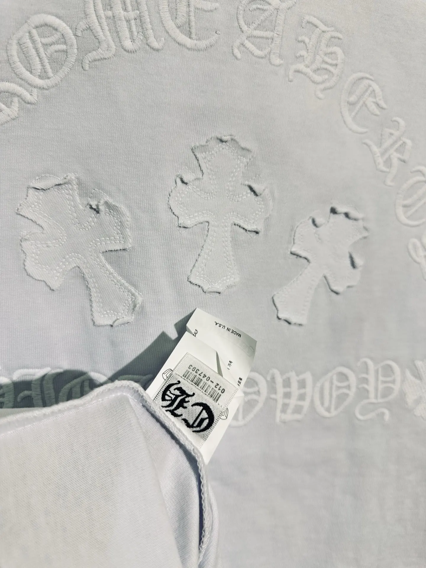 Logo-Embroidered Cotton-Jersey T-Shirt D11811606 — view 4